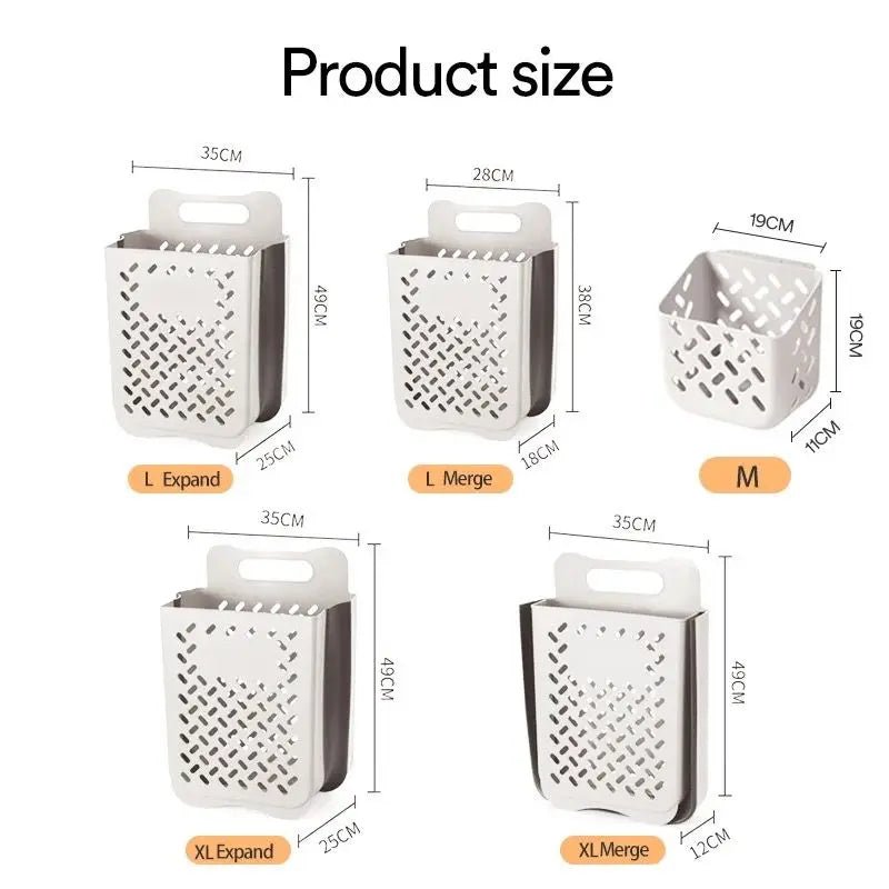 Adhesive Laundry Basket - KeyKitss